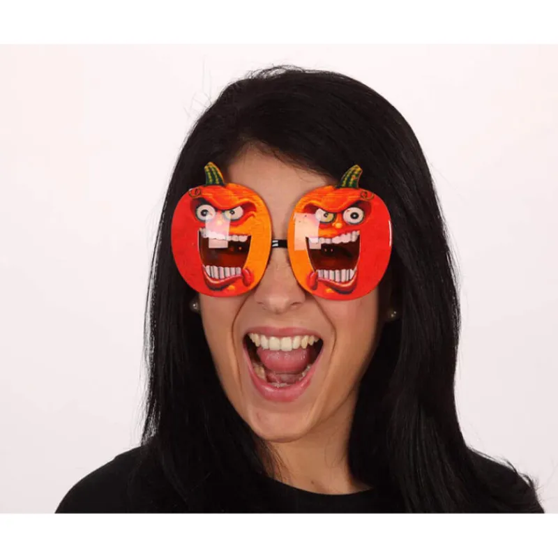 Disfrazzes Antifaces Y Gafas Para Disfraces|Accesorios Halloween Y Terror ^Gafas de Calabazas Siniestras para Halloween