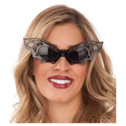 Disfrazzes Antifaces Y Gafas Para Disfraces|Accesorios Halloween Y Terror ^Gafas de Murciélago Negro