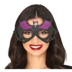 Disfrazzes Antifaces Y Gafas Para Disfraces|Accesorios Halloween Y Terror ^Gafas de Murciélago Negro y Morado