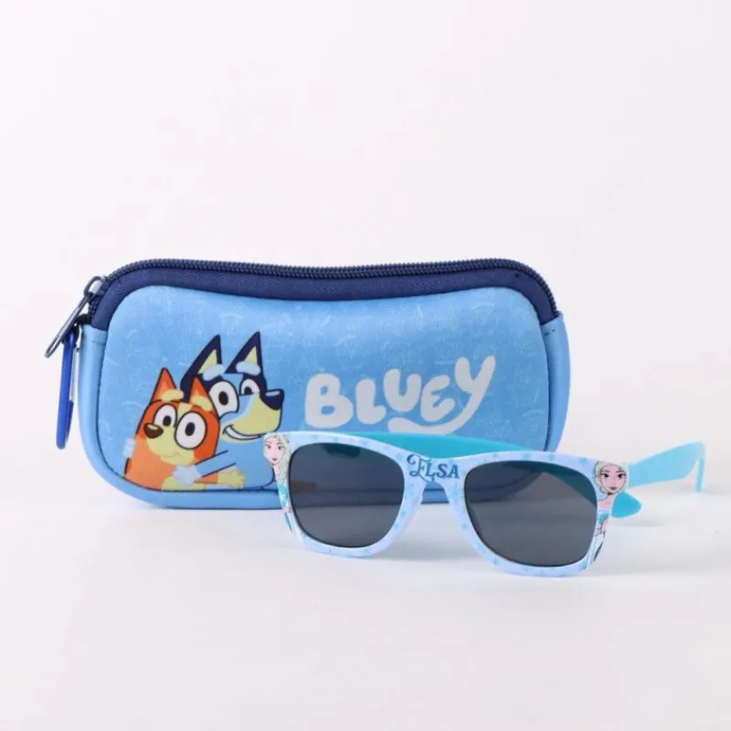 Sale Gafas de Sol Bluey con Funda y Diseño Infantil Accesorios Para El Pelo, Gafas De Sol Y Kits De Belleza Infantiles |Bluey