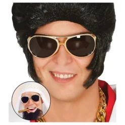 Hombre Disfrazzes Antifaces Y Gafas Para Disfraces|Disfraces Hombre^Gafas del Rey del Rock