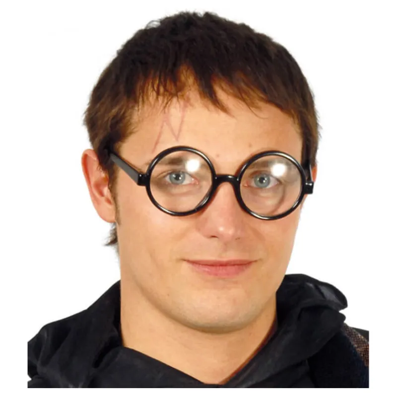 Discount Gafas redondas con cristales Antifaces Y Gafas Para Disfraces