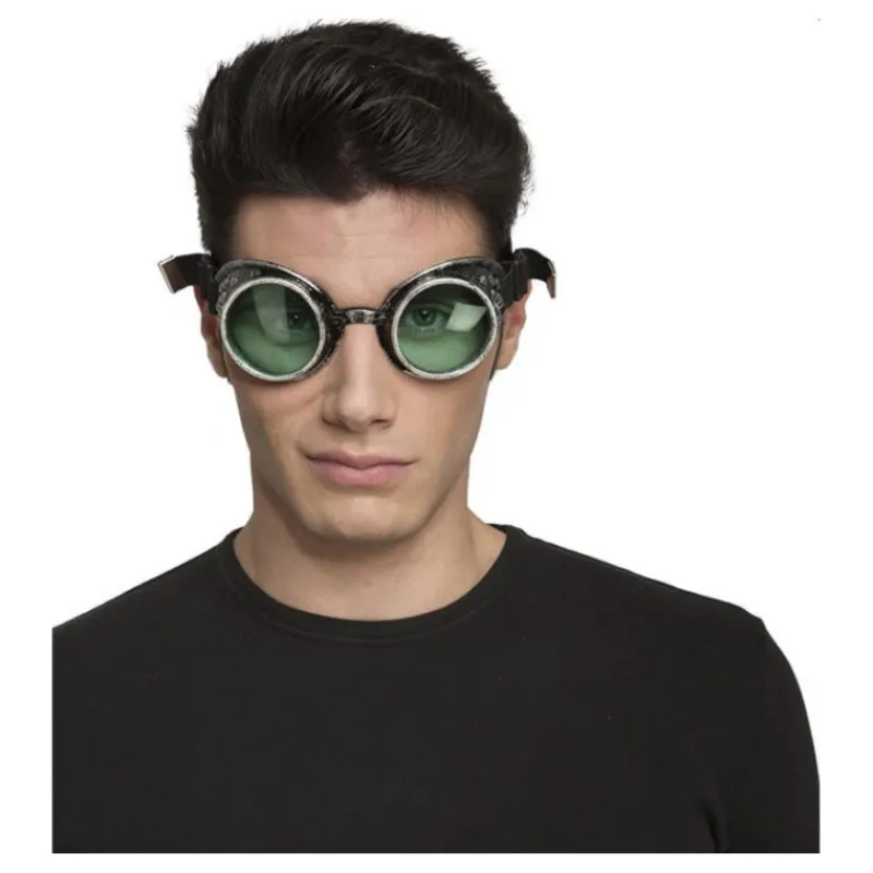 Disfrazzes Antifaces Y Gafas Para Disfraces^Gafas Steampunk verdes