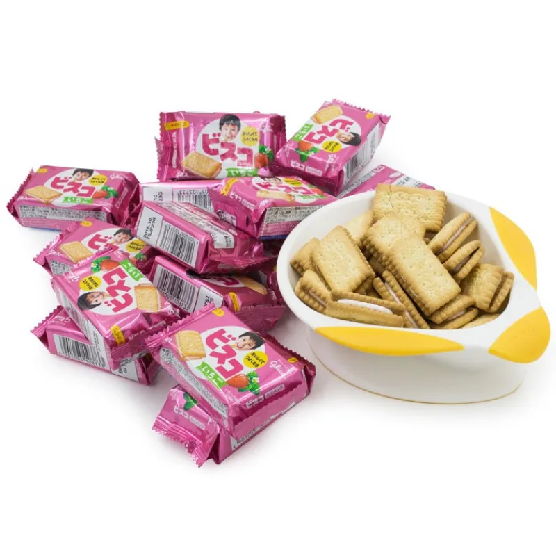 Outlet Galletas de Crema de Fresa Glico Chuches Japonesas
