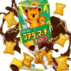Hot Galletas Lotte Koala ́s March sabor a chocolate Chuches Japonesas