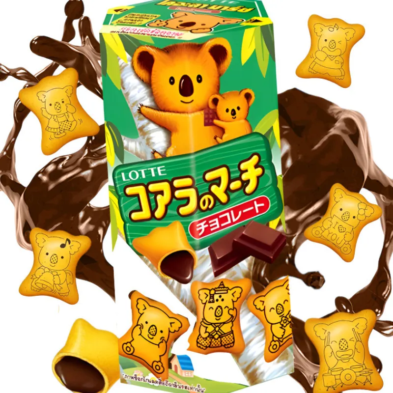 Hot Galletas Lotte Koala ́s March sabor a chocolate Chuches Japonesas