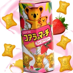 Japon Market 24h Chuches Japonesas^Galletas Lotte Koala´s March sabor a fresa