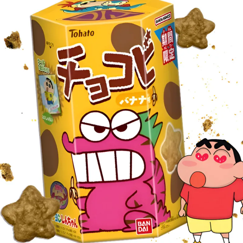 Japon Market 24h Chuches Japonesas^Galletas Tohato Shin Chan sabor a banana 18g