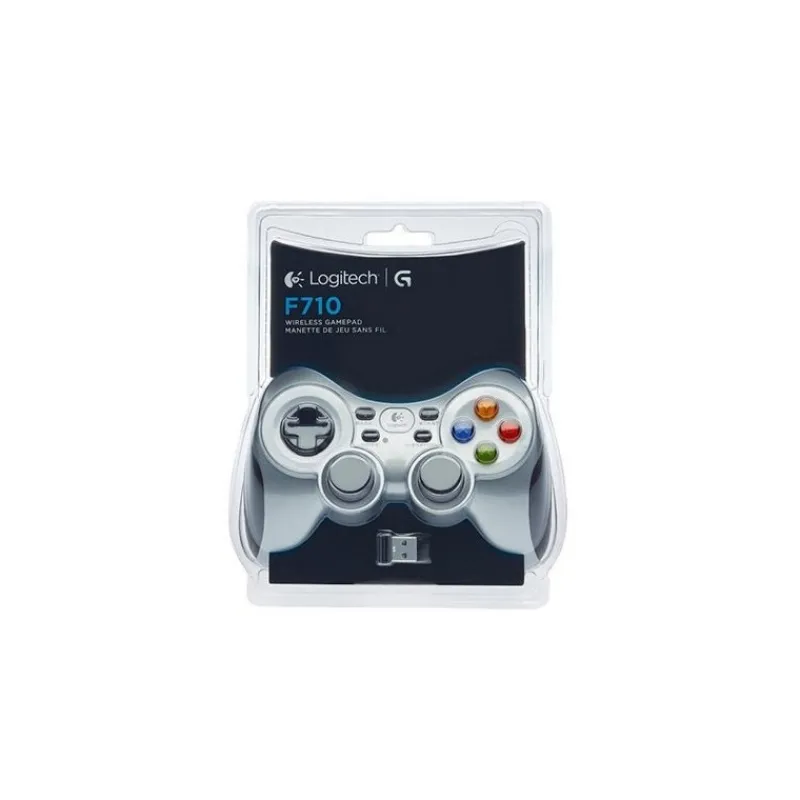 Otros Fabricantes Regalos Y Coleccionismo Para Gamers - Cosas De Videojuegos Míticos|Mandos Y Volantes Pc Gaming ^Gamepad Inalámbrico Logitech F710 gris