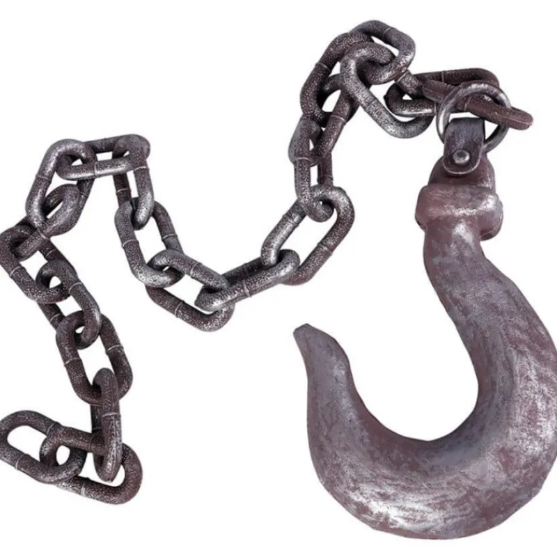 Disfrazzes Armas, Espadas Y Escudos Disfraces|Accesorios Halloween Y Terror ^Gancho con cadena de 156 Cm