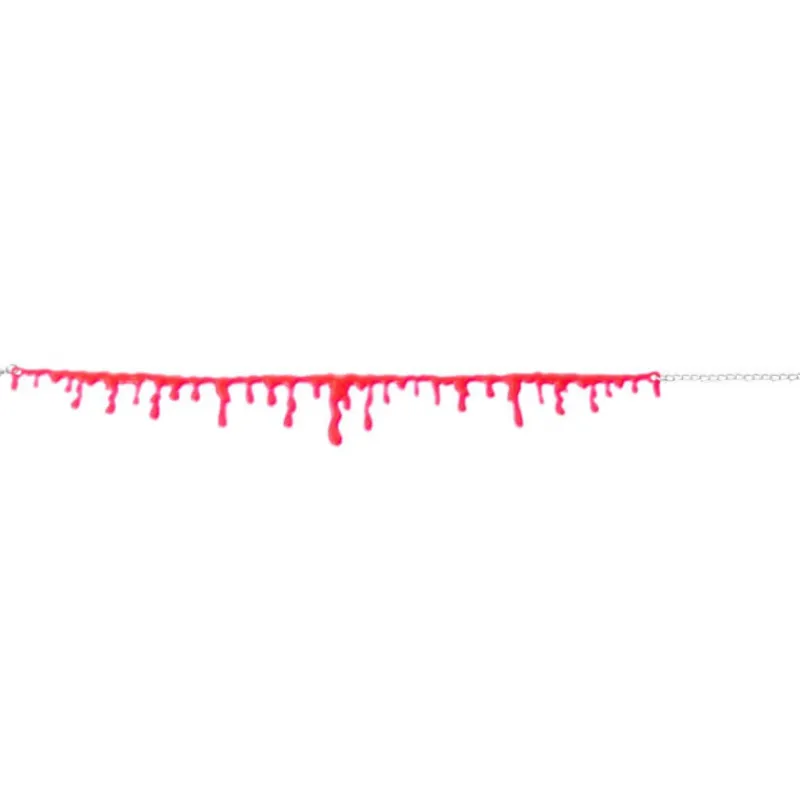 Hot Gargantilla con Sangre Complementos Para Disfraces|Accesorios Halloween Y Terror