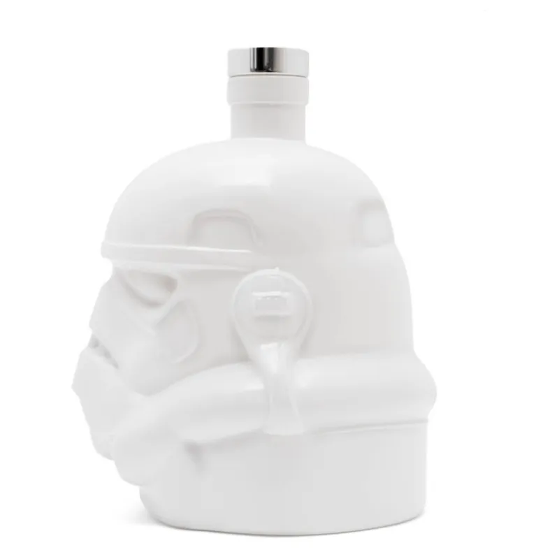 Best Garrafa de Vidrio Stormtrooper Blanca Original Regalos Star Wars Por Personaje |Replicas Y Coleccionismo Star Wars