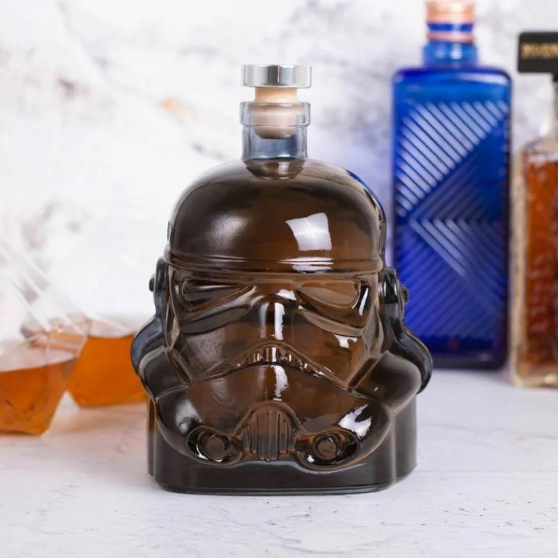 Thumbs Up Replicas Y Coleccionismo Star Wars |Star Wars Hogar^Garrafa de Vidrio Stormtrooper Negra - 0,75L Licencia Oficial