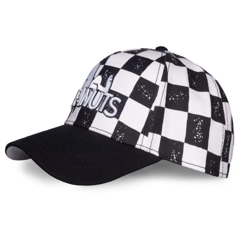 Outlet Gorra Béisbol Peanuts Checkerboard Logo - 100% Algodón Snoopy