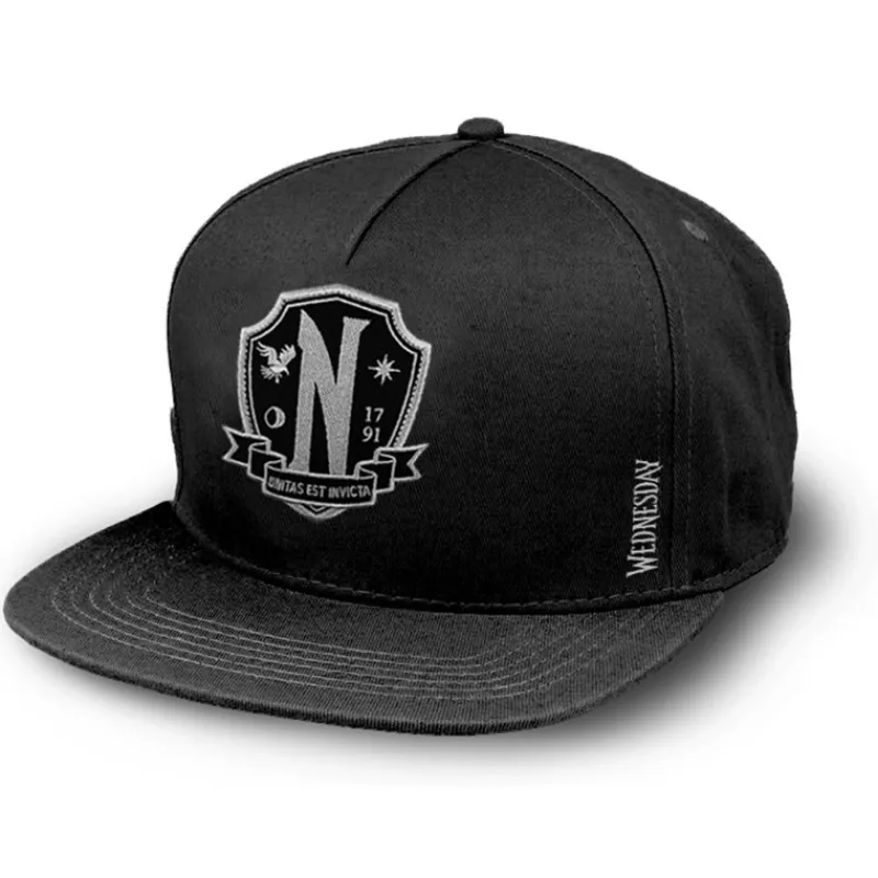 Online Gorra Miércoles escudo Nevermore Miércoles Addams