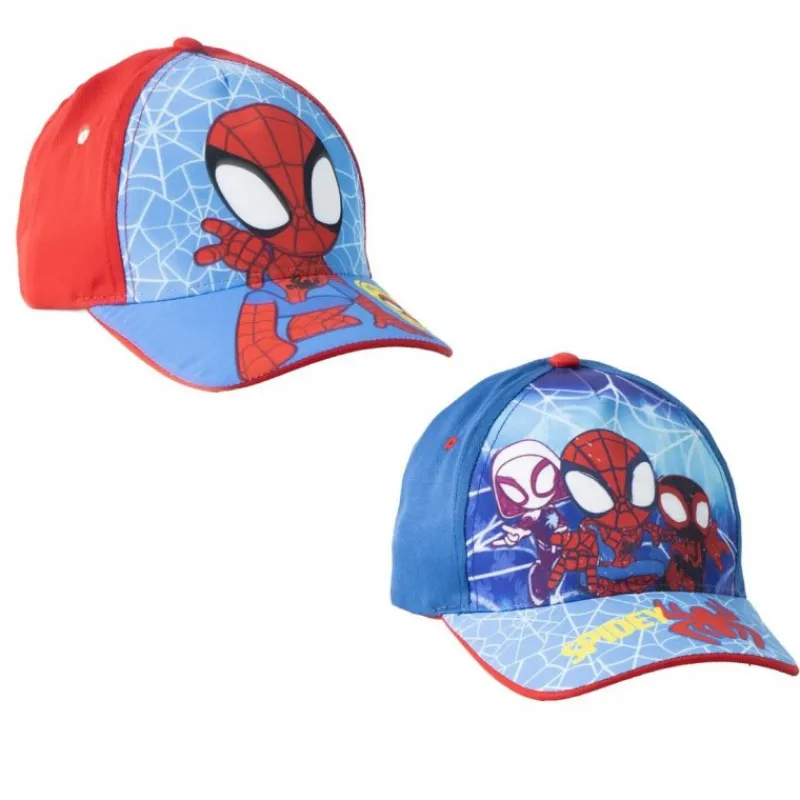 Niños Cerdá Kids Marvel Y Dc Para Niños|Ropa Y Téxtil: Cosas Que Ponerse Para Niños ^Gorra Spidey 53 cm - Algodón y Poliéster