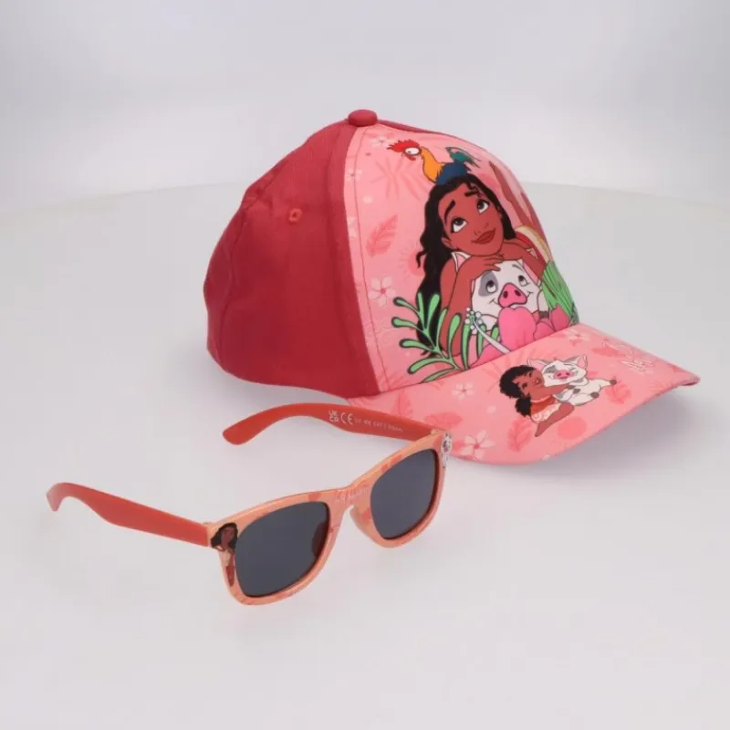 Outlet Gorra y Gafas de Sol Moana 53 cm Rosa Disney Para Niñas|Accesorios Para El Pelo, Gafas De Sol Y Kits De Belleza Infantiles
