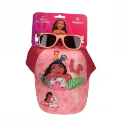 Outlet Gorra y Gafas de Sol Moana 53 cm Rosa Disney Para Niñas|Accesorios Para El Pelo, Gafas De Sol Y Kits De Belleza Infantiles