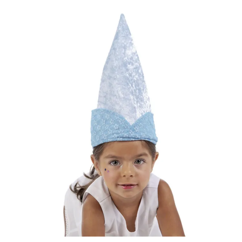 Disfrazzes Sombreros Y Cascos Para Disfraces ^Gorro de Princesa Azul Infantil