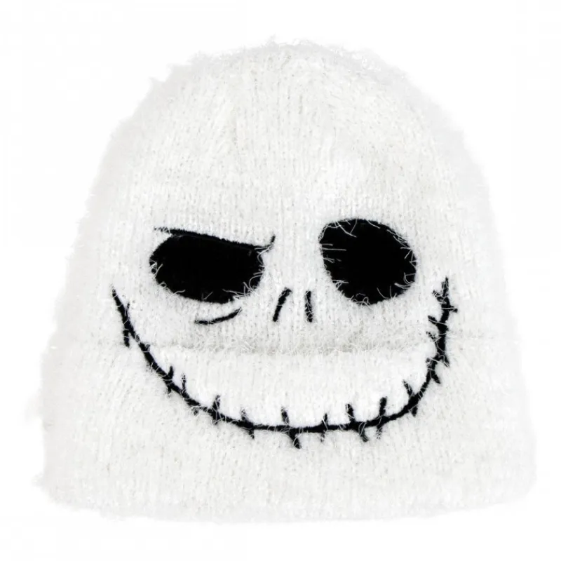 Cerdá Kids Pesadilla Antes De Navidad^Gorro de Punto Jack Skellington Blanco 100% Poliéster