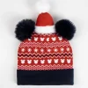 Niños Cerdá Kids Disney Para Niñas|Harry Potter Para Niños^Gorro de Punto Navidad Minnie 100% Acrílico Rojo