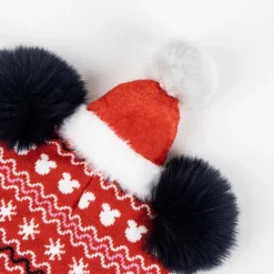 Niños Cerdá Kids Disney Para Niñas|Harry Potter Para Niños^Gorro de Punto Navidad Minnie 100% Acrílico Rojo