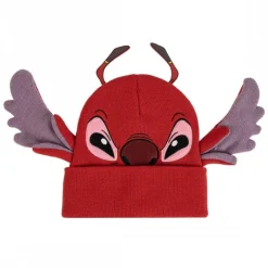 Discount Gorro de Punto Rojo de Stitch - 100% Acrílico Películas Y Personajes De Disney ·Lilo Y Stitch|Regalos Stitch Baratos