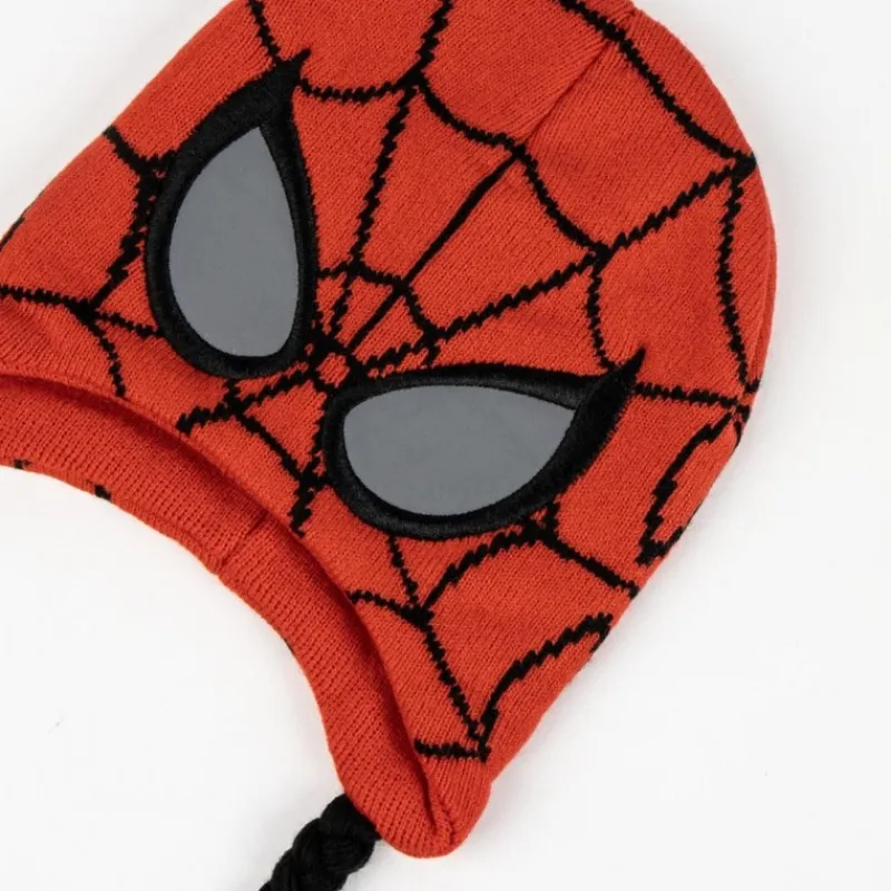 Clearance Gorro Peruano Spiderman 100% Acrílico Rojo Superhéroes Marvel|Moda Marvel