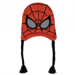 Clearance Gorro Peruano Spiderman 100% Acrílico Rojo Superhéroes Marvel|Moda Marvel