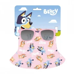 Outlet Gorro Pescador Bluey 2 Piezas 53 cm Rosa Claro Tiempo Libre Kids|Accesorios Para El Pelo, Gafas De Sol Y Kits De Belleza Infantiles