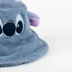 Cerdá Adult Películas Y Personajes De Disney ·Lilo Y Stitch|Regalos Stitch Baratos^Gorro Pescador de Pelo Stitch Azul 100% Poliéster
