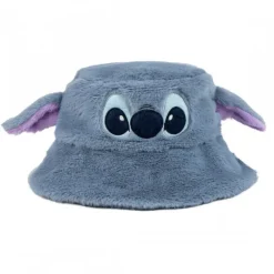 Cerdá Adult Películas Y Personajes De Disney ·Lilo Y Stitch|Regalos Stitch Baratos^Gorro Pescador de Pelo Stitch Azul 100% Poliéster