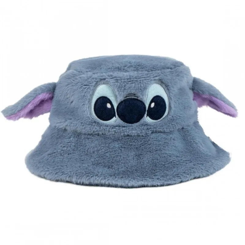 Cerdá Adult Películas Y Personajes De Disney ·Lilo Y Stitch|Regalos Stitch Baratos^Gorro Pescador de Pelo Stitch Azul 100% Poliéster