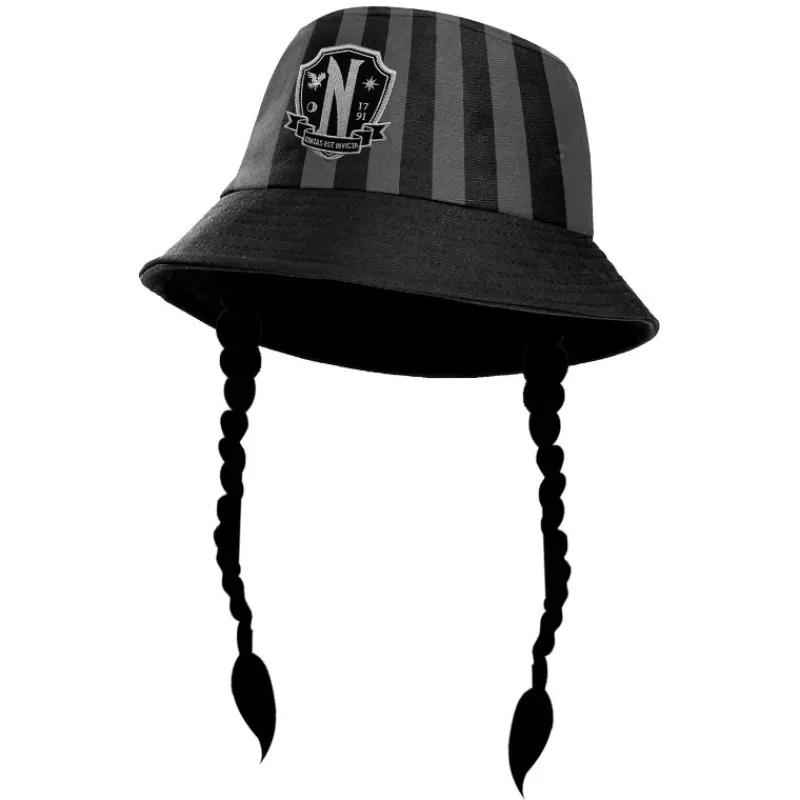 KaracterMania Miércoles Addams^Gorro pescador trenzas Miércoles Nevermore