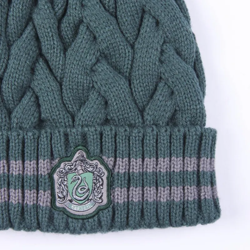 Cerdá Adult Bolsos Y Complementos Harry Potter|Slytherin^Gorro pompón Slytherin Harry Potter