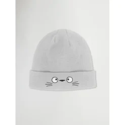 Online Gorro Totoro de Punto Gris Made In Japan Complementos Ghibli