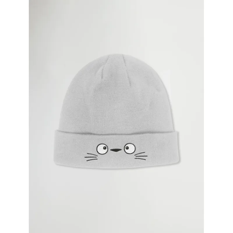 Online Gorro Totoro de Punto Gris Made In Japan Complementos Ghibli