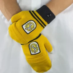 New Guantes con manopla Hufflepuff Harry Potter Bolsos Y Complementos Harry Potter|Hufflepuff
