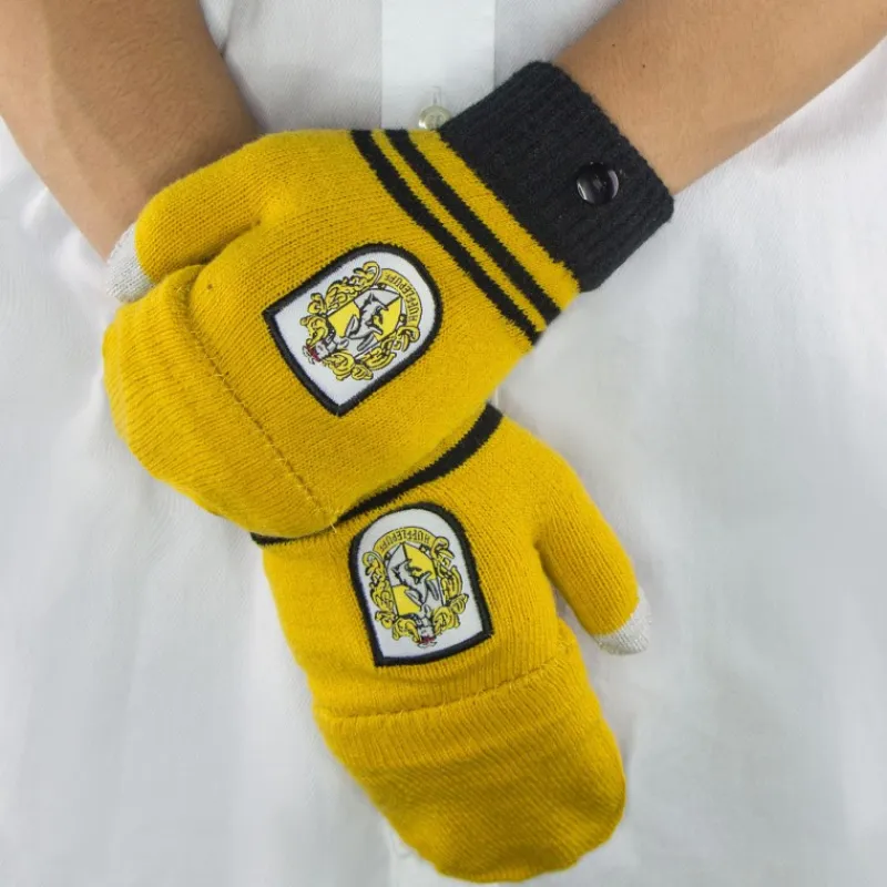 New Guantes con manopla Hufflepuff Harry Potter Bolsos Y Complementos Harry Potter|Hufflepuff
