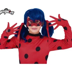 Disfrazzes Guantes Y Guateletes Para Disfraces|Disfraces Infantiles^Guantes de Miraculous Ladybug para niña