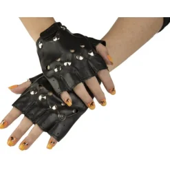 Hot Guantes sin dedos de Motero Guantes Y Guateletes Para Disfraces|Accesorios Halloween Y Terror