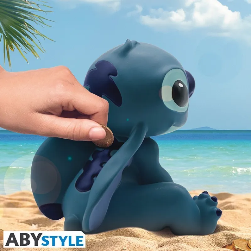 Abystyle Películas Y Personajes De Disney ·Lilo Y Stitch|Figuras Stitch^Hucha de Vinilo Disney Stitch 16cm