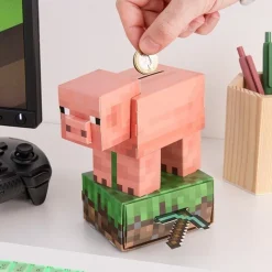 Otros Fabricantes Minecraft^Hucha Minecraft Cerdito 16 cm con Licencia Oficial