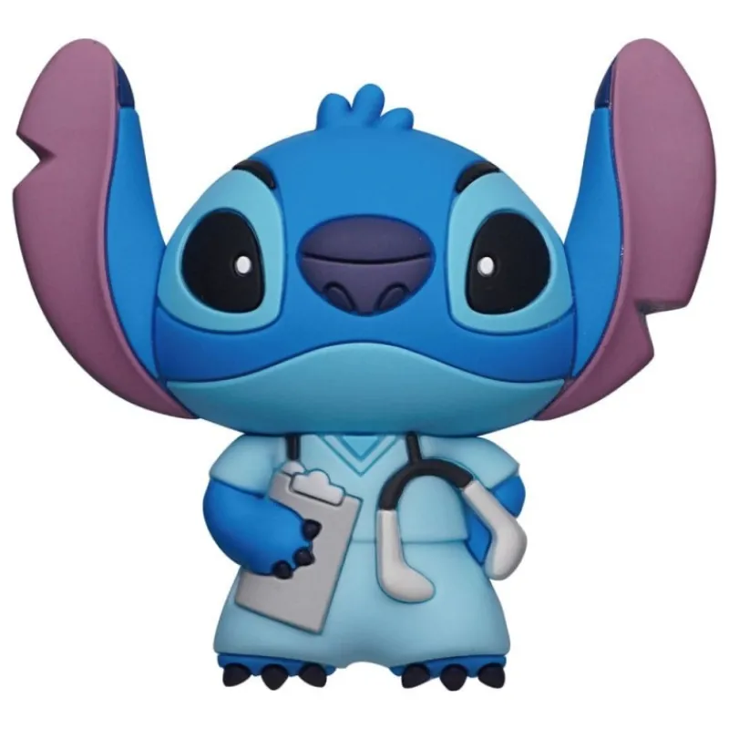 Monogram Películas Y Personajes De Disney ·Lilo Y Stitch|Disney Hogar^Imán 3D de Stitch con Traje de Enfermero - Licencia Oficial