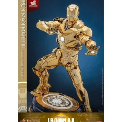 Online Iron Man Figura Movie Masterpiece Diecast 1/6 Mark III (Gold Color) Superhéroes Marvel|Coleccionismo Marvel