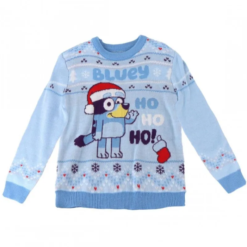 Best Jersey de Punto Navideño Bluey para Niños 3-6 Años Niños Ropa Y Téxtil: Cosas Que Ponerse Para Niños |Bluey
