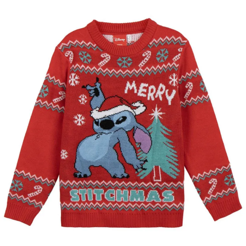 Sale Jersey de Punto Navideño de Stitch para Niños Niños Ropa Y Téxtil: Cosas Que Ponerse Para Niños