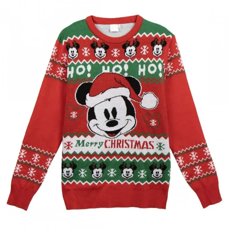 Best Jersey Navideño de Punto Mickey Películas Y Personajes De Disney ·Mickey & Minnie