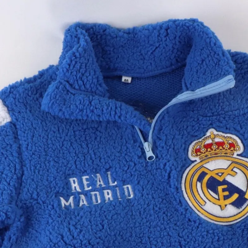 Niños Cerdá Kids Ropa Y Téxtil: Cosas Que Ponerse Para Niños ^Jersey Sherpa Real Madrid Infantil - Azul, 100% Poliéster