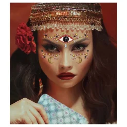 Joyas Faciales Medium Adhesivas Maquillaje Para Disfraces